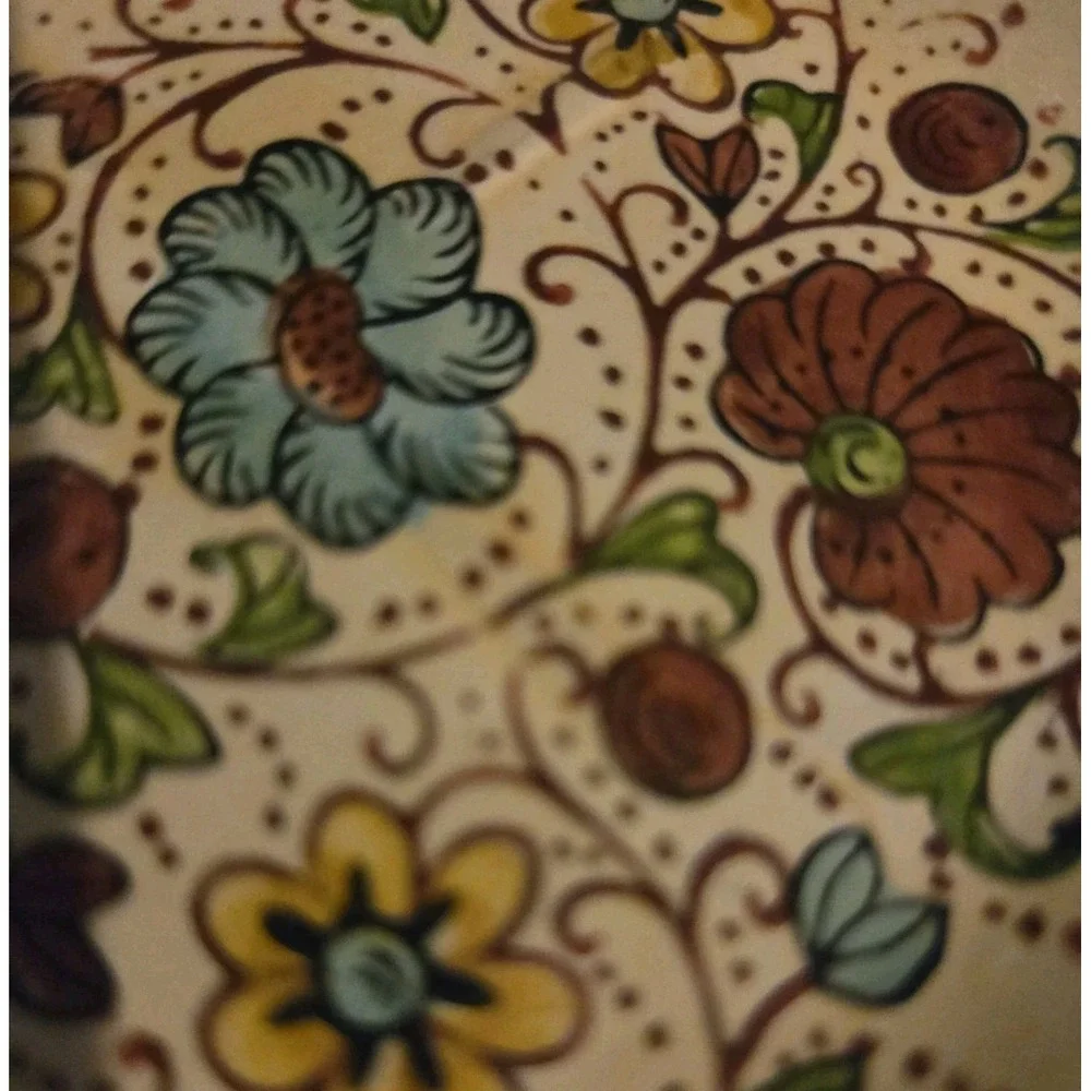 Trinket Tray made in Japan - Hand Painted - Wear On Outer Rim - Jerywil Vintage